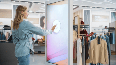 Het effect van Digital Humans op interactieve schermen op de consumentenervaring in de Retail